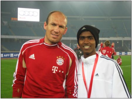 Suman and Arien Robben